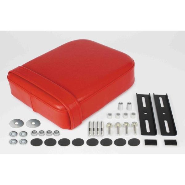 スーパーカブC125(JA48)用 ピリオンシート(レッド)｜タケガワ/武川