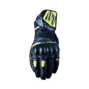 FIVE RFX SPORT スポーツ レザーグローブ (BLACK FLUO YELLOW) 1031070301