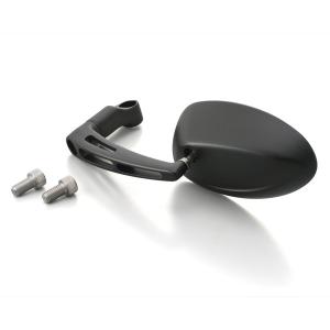 DAYTONA（デイトナ） パラレルミラー オーバル 右用 ブラストブラック