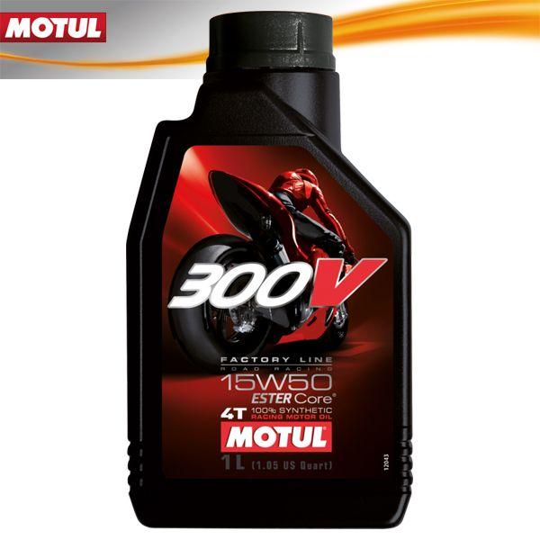 MOTUL 300V FACTORY LINE ROAD RACING 15W50 4サイクルエンジ...