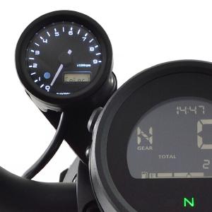 デイトナ 39913 VELONA(ヴェローナ) バイク用 電気式 タコメーター レブル250/500(20-23)専用 3色LED φ48 9000rpm表示｜motostyle