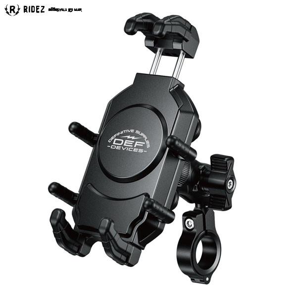 RIDEZ（ライズ） DEF 衝撃吸収 GRAB×MOUNT スマートフォン ホルダー DEF-M2...