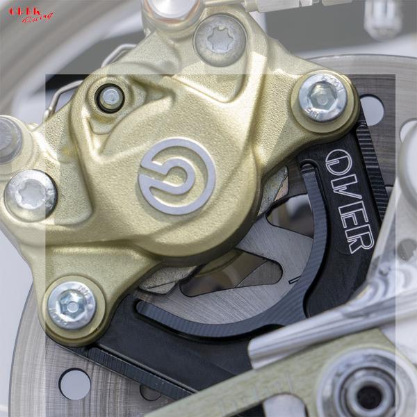 OVER Racing 83-012-21B モンキー125 リアキャリパサポート ブレンボ2P上側...