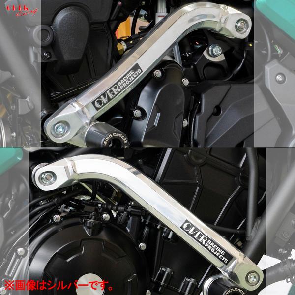 OVER Racing 56-80-01B Z650RS サブフレームキット ブラック/ガンコート