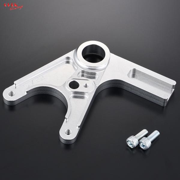 OVER Racing 83-452-22 リアキャリパーサポート ブレンボ2P用 DOWN シルバ...