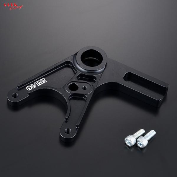 OVER Racing 83-452-22B リアキャリパーサポート ブレンボ2P用 DOWN ブラ...