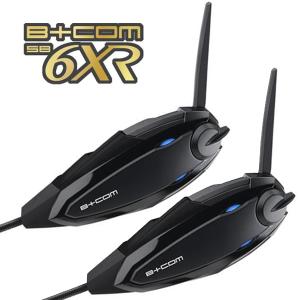 サインハウス B+COM（ビーコム） SB6XR Bluetooth インターコム ペアユニット（2台セット） 00082397 ：アップデート済み（B+COM6R V1.2）｜motostyle