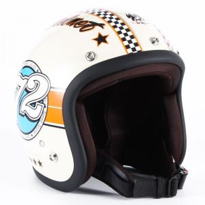 72JAM JET HELMET ジェットヘルメット　JCPシリーズ　希少　美品 72JAM JET HELMET 72JAM JET JJ-27 HEART（アイボリー） アイボリー