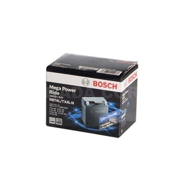 ボッシュ(BOSCH）RBT4L/TX4L-N バイク用バッテリー メガパワーライド 液入り