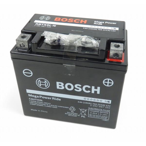 ボッシュ(BOSCH）RBTX5L-N バイク用バッテリー メガパワーライド 液入り