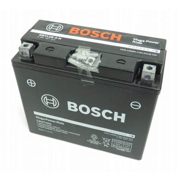 ボッシュ(BOSCH）RBT12B-4-N バイク用バッテリー メガパワーライド 液入り