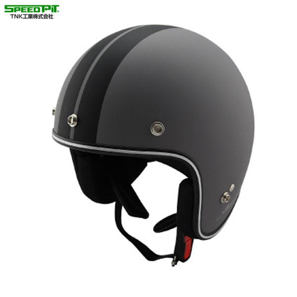 TNK工業 JS-65GXα ビッグサイズスモールジェット マットグレイ/ブラック BIG