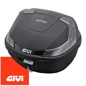 GIVI 78038 B37シリーズ テールボックス（トップケース） 37L 未塗装ブラック/スモークレンズ 汎用ベース付き
