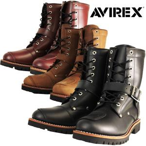 AVIREX AV2100 YAMATO サイドジッパー式 ライダースブーツ