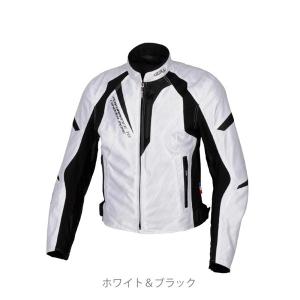 エルフ（elf） EJ-S113 スフィーダ ジャケット White/Black 春夏モデル｜motostyle