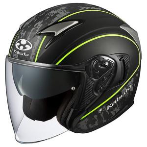 OGK KABUTO EXCEED DELIE エクシード デリエ ジェットヘルメット（フラットカモイエロー） OGKカブト