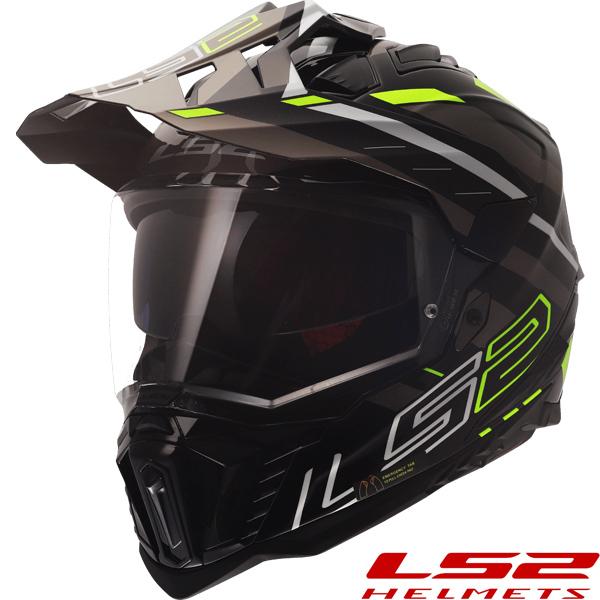 LS2 EXPLORER PLUS F アドベンチャーヘルメット JAPAN FITモデル BLAC...