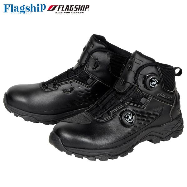 フラッグシップ（FLAGSHIP） FSB-804 ストラテージショートブーツ Black 2025...
