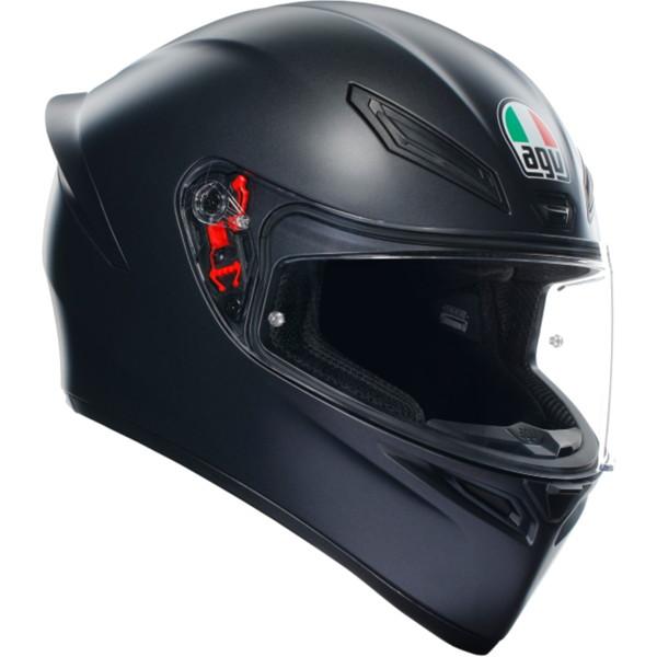 AGV(エージーブイ) K1 S MATT BLACK (マットブラック) バイクヘルメット フルフ...