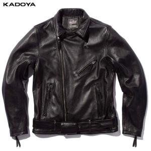 カドヤ(KADOYA) K'S LEATHER（ケーズレザー）バイク用 レザージャケット TOURAS ブラック 1200-1 3L｜motostyle