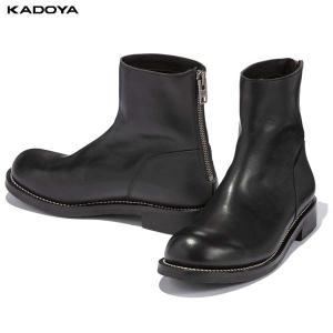 カドヤ KADOYA バイクブーツ 黒 金属製つま先 ハンマーブーツ カドヤ KADOYA (カドヤ) 【HAMMER BOOTS SHORT (ハンマーブーツ