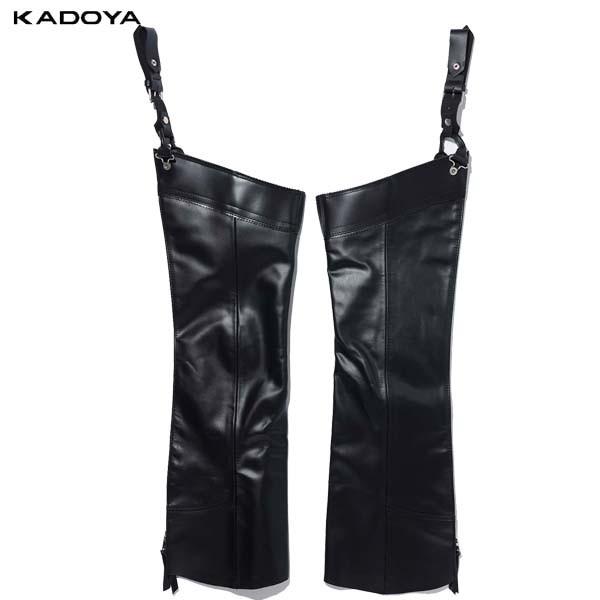 カドヤ(KADOYA) K&apos;S LEATHER（ケーズレザー）バイク用 レッグカバー RIDEWAD...