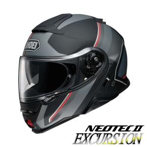 ショウエイ NEOTEC2 EXCURSION システムヘルメット TC-5（SILVER/BLACK） ネオテック2 エクスカーション SHOEI