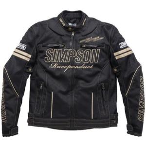 SIMPSON シンプソン バイク用 ジャケット メッシュジャケット ホワイト