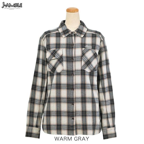J-AMBLE ROJ-994 プロテクションフランネルシャツ RossoStyleLab(レディー...