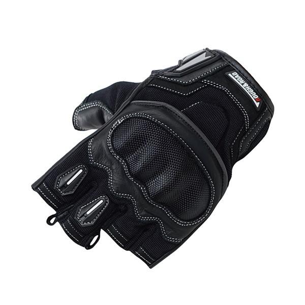 ラフ＆ロード RR8362 プロテクションハーフフィンガーグローブ （ブラック）