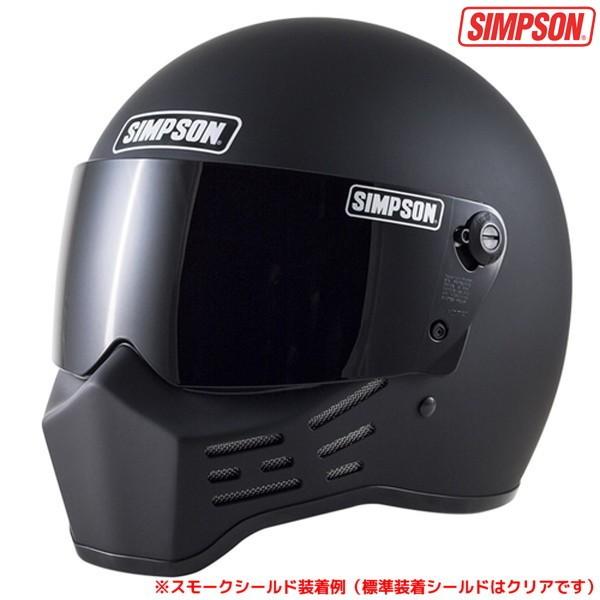 シンプソン M10 （マットブラック） バイク用フルフェイスヘルメット SIMPSON