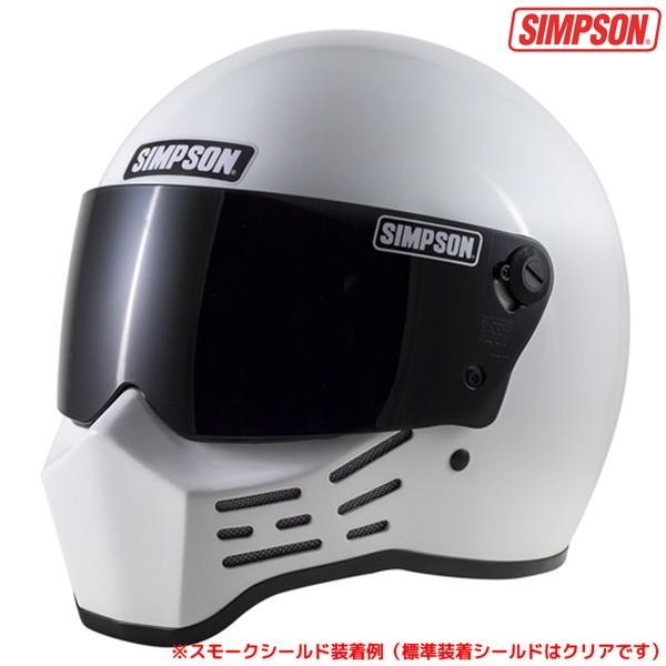 シンプソン M10 （ホワイト） バイク用フルフェイスヘルメット SIMPSON