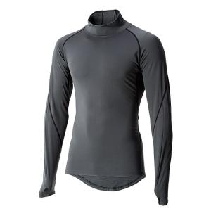 山城謹製 Body Regulator 温熱プリントインナーシャツ ハイネック（チャコール）