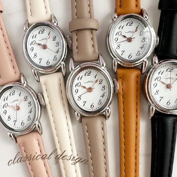 楕円レザー 中学生 女の子 時計 ファッションウォッチ 小学校 高校生 大人 子供 こども 子ども ...