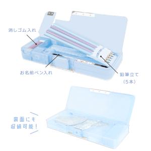 筆箱 両面開き 女の子 ペンケース 箱型 両面...の詳細画像2