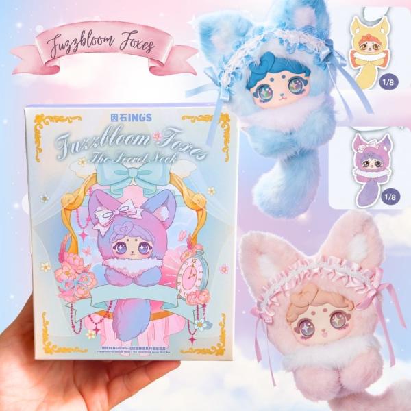 ブラインドボックス フィギュア フォックス フィギュア (ランダム1個) きつね Fuzzbloom...