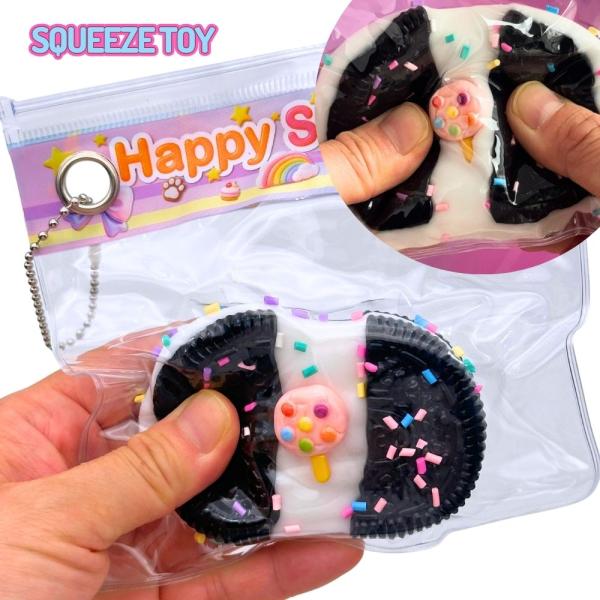 スクイーズ おもちゃ のびーる クッキー ぷにぷに かわいい 感触おもちゃプレゼント ぷにぷに もち...