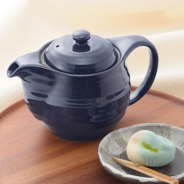 六兵衛ポット なまこ カゴ網付 ポット 急須 ティーポット 持ちやすい 注ぎやすい 洗いやすい 茶道...