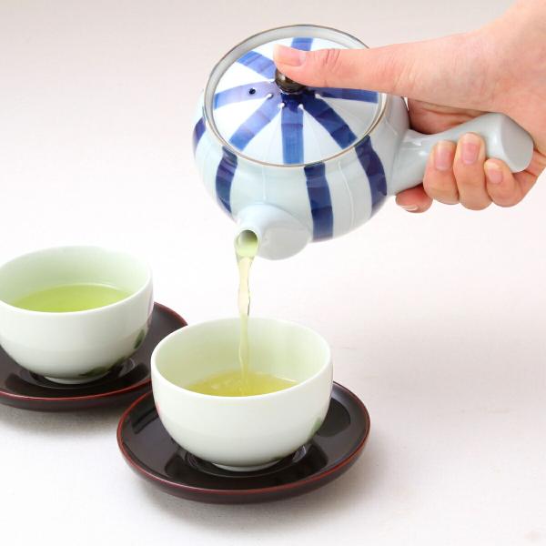 急須 ポット 有田焼 手描一珍十草急須 カゴ網付 ティーポット 茶急須 お茶 ティータイム 手描き ...