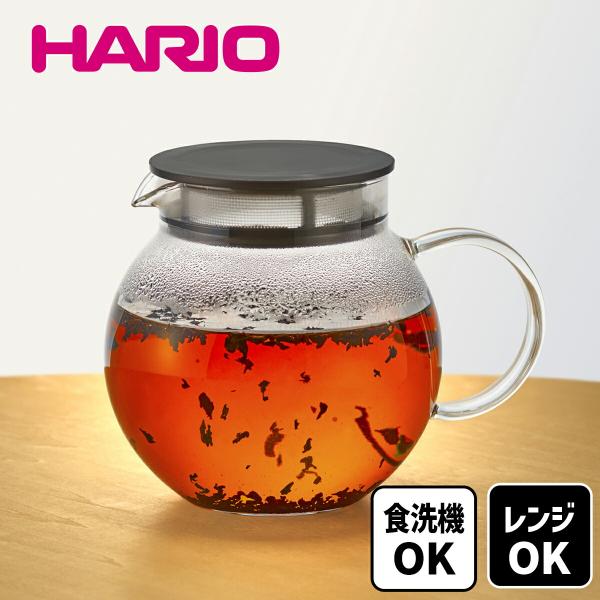 ハリオ ジャンピングリーフポット ティーポット 急須 耐熱ガラス ガラスポット ガラス製 茶器 ティ...