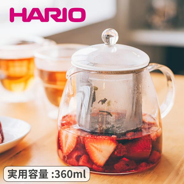 ハリオ リーフティーポット ピュア ティーポット 急須 ホット アイス フルーツティー 耐熱ガラス ...