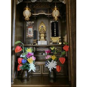 仏花 お供え お盆 お墓でも使えるほおずき盆提...の詳細画像1