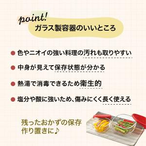 ガラス 容器 ハリオ 耐熱ガラス製 保存容器 ...の詳細画像3