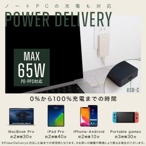 MOTTERU AC充電器 PD65W USB...の詳細画像3