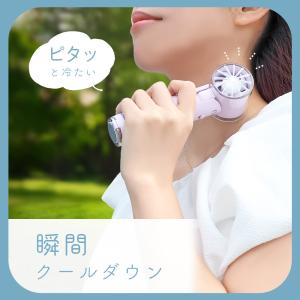 ハンディファン ひんやり冷却プレート付 4Wa...の詳細画像1
