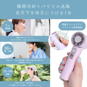 ハンディファン ひんやり冷却プレート付 4Wa...の詳細画像4