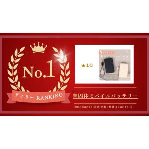 発火リスクほぼゼロ モバイルバッテリー 準固体...の詳細画像1