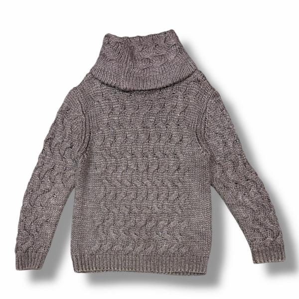 ANN DEMEULEMEESTER アンドゥムルメステール ネックウォーマー付きニット  セーター...