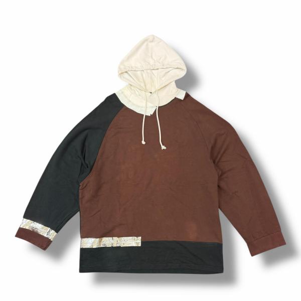 RAF SIMONS ラフシモンズ 17AW テープオーバーサイズパーカー  フーディー スウェット...