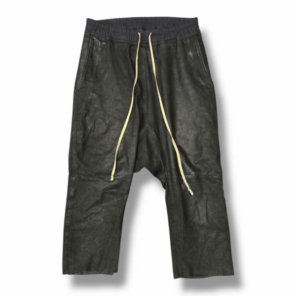 Rick Owens リックオウエンス 15AW Leather Prisoner Pants  レ...
